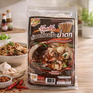 วุ้นเส้นสูตร ก๋วยเตี๋ยวเรือ น้ำตก(110g)